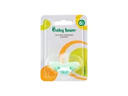 Пустушка силіконова Baby Team класична 6+ міс. зелений (3014_зелений) - мініатюра 3