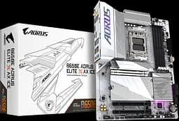 Материнська плата Gigabyte B650E Aorus Elite X AX Ice Socket AM5 (B650E A ELITE X ICE) Б/В