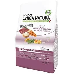 Сухой корм для собак Unica Natura Unico Maxi дикий кабан с рисом и морковью 12 кг