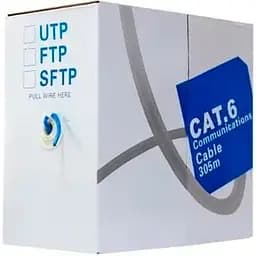 Кабель GTL FTP, CCA, для внутрішньої прокладки, 4x2x0,48 мм, кат.6, бухта 305 м (GTLFTP42486305)