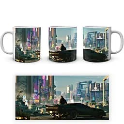 Кухоль GeekLand Cyberpunk 2077 Кіберпанк 2077 CY 02.589 330 мл білий - мініатюра 4