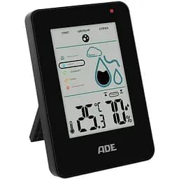 Гігрометр ADE WS2310-2 з оповіщенням про цвіль чорний (WS2310-2)