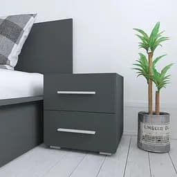 Тумба приліжкова Moreli ST-11 400x420x400 мм антрацитовий (mo-st0011-antracit)