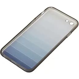 Чохол-накладка Toto TPU+PC+electroplate case iPhone 6/6s Black - мініатюра 3