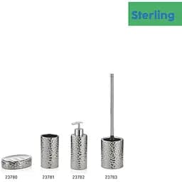 Йоржик для унітаза Kela Sterling 45x10.5 см срібний (23783) - мініатюра 3