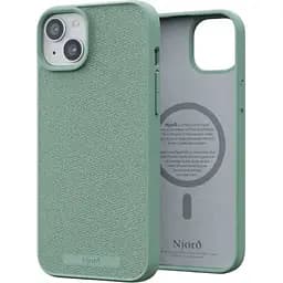 Чехол-накладка Njord Fabric MagSafe Case Turquoise для iPhone 15 Plus (NA52FA13)