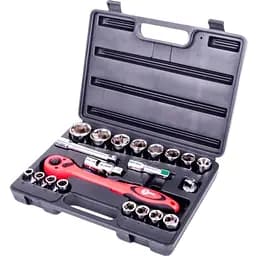 Набір торцевих головок із тріскачкою Intertool ET-6021 21 шт. [98817]