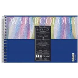 Альбом для акварелі на спіралі Watercolor A6 (13.5х21см) 300г/м2 12л Fabriano