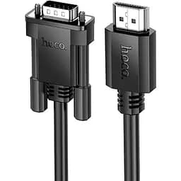 Кабель перехідник конвертер Hoco US12 HDMI to VGA (HDTV male to VGA male) 1 метр
