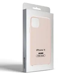 Силиконовый чехол для Apple iPhone 11, ICON2 Case, пудровый, противоударный, панель, защита всего корпуса, матовая поверхность Soft Touch, выступает над дисплеем, совместим с защитными стеклами и пленками, с микрофиброй, ArmorStandart (ARM60555) - мініатюра 9