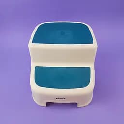 Підставка для ніг дитяча на дві сходинки BM-68518 Bimbo 28*30*25 см. антиковзаючі накладки синя - мініатюра 2