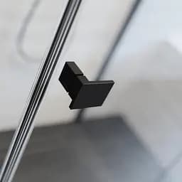 Душові двері Radaway Essenza Pro PTJ 57x200 ліва, безпечне скло, прозоре, чорна (10100000-54-01L) - мініатюра 2