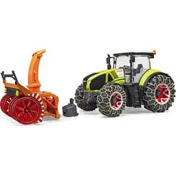 Уцінка. Іграшкова машинка Bruder Трактор Claas Axion 950 для прибирання снігу 1:16 (03017)  - мініатюра 8