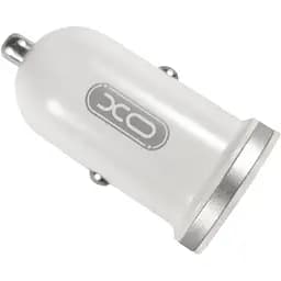 Автомобильное зарядное устройство XO TZ08 2.1A/2 USB Lightning Cable White