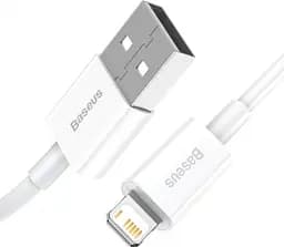 Кабель Baseus Superior Series Fast Charging Data Cable USB to Lightning 2.4A 1.5m CALYS-B02 White - мініатюра 2