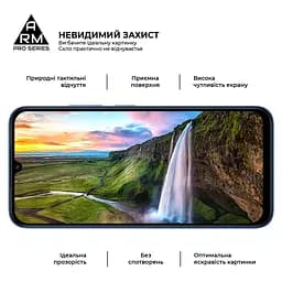 Захисне скло на Xiaomi Redmi 15C 4G з олеофобним покриттям, Pro, повне проклеювання, антистатичний і пиловідштовхуючий шар, 9H, самоклеючеся, 2.5D, на весь екран, антистатичний клей, ArmorStandart (ARM85416) - мініатюра 4