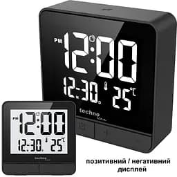 Годинник настільний Technoline WT375 Black (WT375), Чорний - мініатюра 2