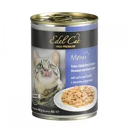 Корм влажний Edel Cat для котів з лососем та форелью 400 г