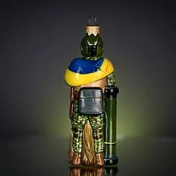 Ялинкова прикраса Різдвяні історії Воїн світла скло (4820001109702) - мініатюра 4