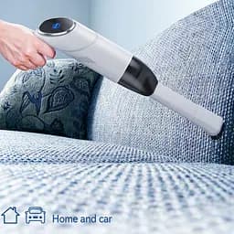 Портативний пилосос Hoco ZP6 Speed portable car vacuum cleaner White - мініатюра 3