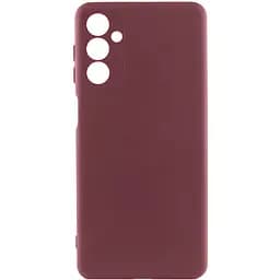 Чохол TPU Getman Liquid Silk Full Camera для Samsung Galaxy A05s Бордовий / Marsala