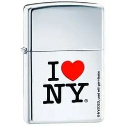 Запальничка Zippo New York White