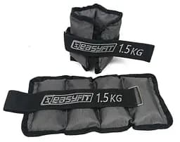 Обтяжувачі для ніг та рук з металом EasyFit Metal 1,5 кг (пара) - мініатюра 3