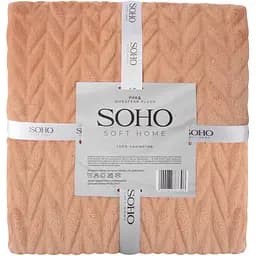 Плед Soho Wheatear plush, 220х200 см, бежевий (1216К) - мініатюра 2