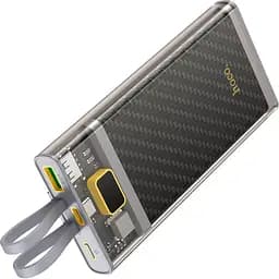 Зовнішній акумулятор Hoco J104 Discovery Edition 10000mAh 22.5W Gray (788955) [161195] - мініатюра 3