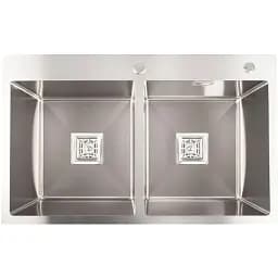 Кухонна мийка Platinum Handmade HDB з нержавіючої сталі 3 мм прямокутна 78x48x23 см (000036122)