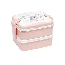 Контейнер для їжі подвійний "The one and only" 6301(Pink)