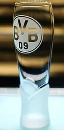 Пивний келих крафтовий 440 мл ФК Боруссия  Borussia з гравіюванням подарунок для фаната футбольна кружка глянец - мініатюра 3