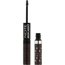 Тінт та гель для брів 2 в 1 Note Cosmetique Brow Addict Tint & Shaping Gel Grey Brown відтінок 4, 10 мл - мініатюра 5