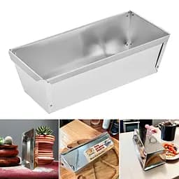 Форма для випікання хліба 25х12х7.5 з харчової жерсті, Kitchette Сірий 84946