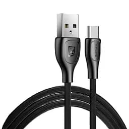 Кабель Remax Lesu Pro USB 2.0 to Type-C 2.1A 1м черный (RC -160a-b)