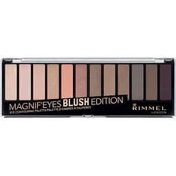 Палетка тіней для повік Rimmel Magnif'eyes Eye Countouring Palette, відтінок 002 (Blush), 14,16 г (8000019011859)