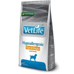 Сухий корм Farmina Vet Life Hypoallergenic Fish&Potato для собак, при харчовій алергії, риба та картопля, 2 кг
