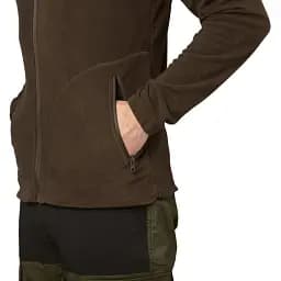 Кофта Seeland Benjamin fleece 2XL Темно коричневий - мініатюра 5