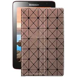 Чехол StatusCASE из экокожи для планшета Lenovo Idea Pad A5500 8 Коричневый ромб