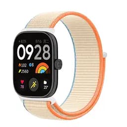 Ремінець нейлоновий ArmorStandart для Xiaomi Mi Band 9 Pro / 8 Pro / Redmi Watch 4 / Redmi Watch 5 Orange Beige (ARM73976)