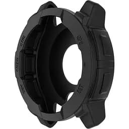 Чохол-бампер DK для Garmin Instinct E 45mm Силікон Outlines (black) - мініатюра 2