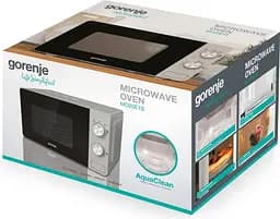 Мікрохвильова піч Gorenje, 20л, мех. керув., 800Вт, сріблястий - мініатюра 5