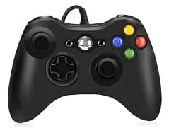 Дротовий геймпад джойстик контролер PC360 для комп'ютера в стилі Xbox 360 у чорному кольорі AdlerGame