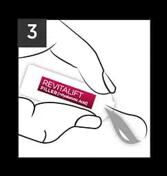Гіалуро-концентрат для відновлення об'єму шкіри L'Oreal Paris Revitalift Filler в ампулах, 7 шт. по 1.3 мл (A9788100) - мініатюра 7