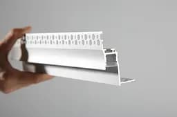 LED профіль врізний, ефект "тіньового шва" з розсіювачем PC, 3м KLOODI KLP4062TR 3 - мініатюра 2