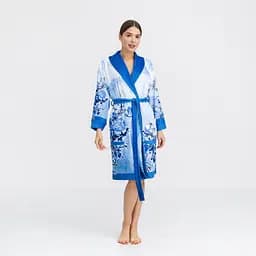 Халат жіночий з плюшевого велюру ексклюзивний Memory 18299 L-XL