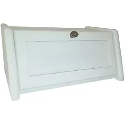 Хлібниця дерев'яна Mazhura без плитки 40.5x27.5x18.5 см біла (mz684402)