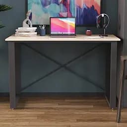 Письмовий стіл Ferrum-decor Драйв 750x1400x700 Чорний метал ДСП Дуб Сан-Марино 16 мм (FRD-103193) - мініатюра 5