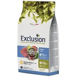 Корм Exclusion Adult Tuna Medium Breed для дорослих собак середніх порід із тунцем 3 кг