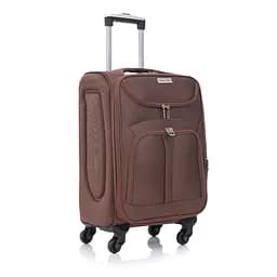Валіза Semi Line 20 дюймів (S) дюймів (S) 47+5 л коричневий T5960-1 58x37x25.5 см ручна поклажа розширювач - мініатюра 1